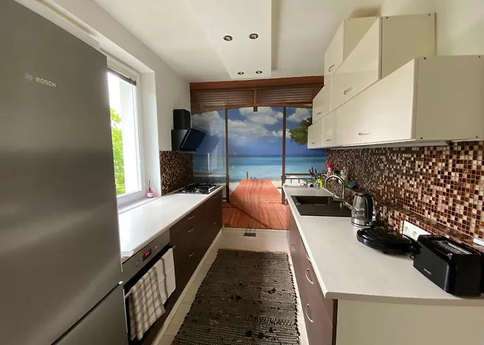 Apartament Utulny U Kryteho Bazenu. *